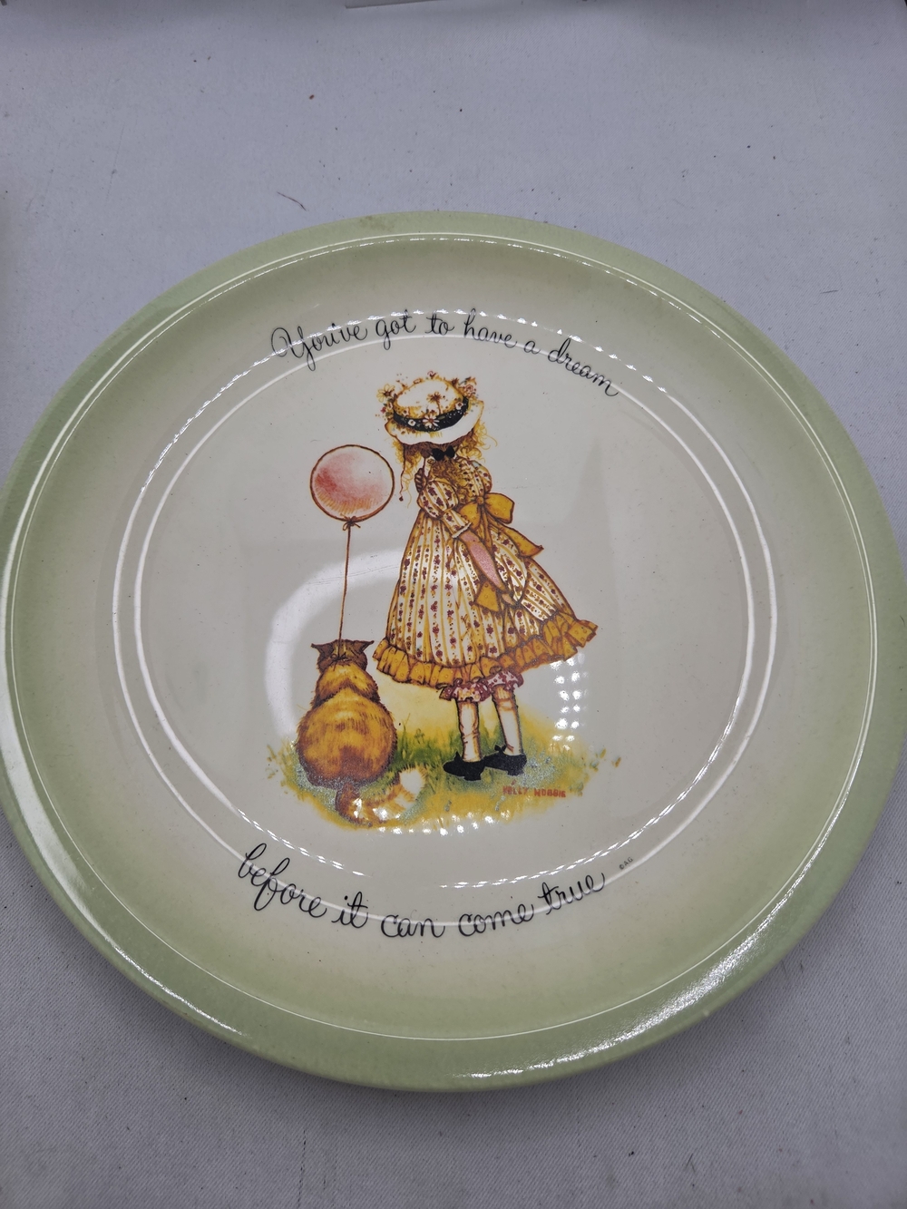 Vintage Holly Hobbie Plate You’ve Got to Have a Dream Collectors Edition USA 10”